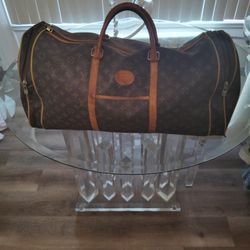 Old  Authentic Louis Vuitton Carry On Luggage 