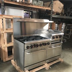 NSF 60” 6b24g cheese melter Oven Range CD-R6-24B