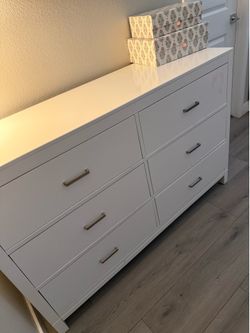White dresser