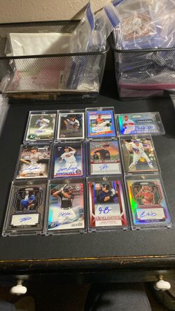 Mlb Baseball Autos (12) cards