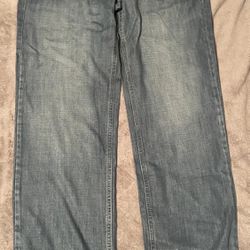 Cato Jeans Size 4 Med Wash Denim Hi-Rise Wide Leg RN37080