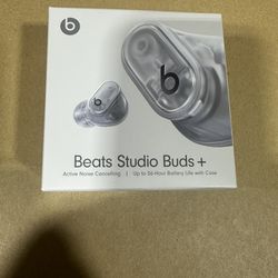Beats Studio Buds Transparent Brand New
