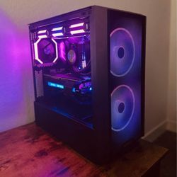 Custom Lian Li RGB Gaming PC – RTX 4070 Super / Ryzen 7800X3D / AIO LCD 