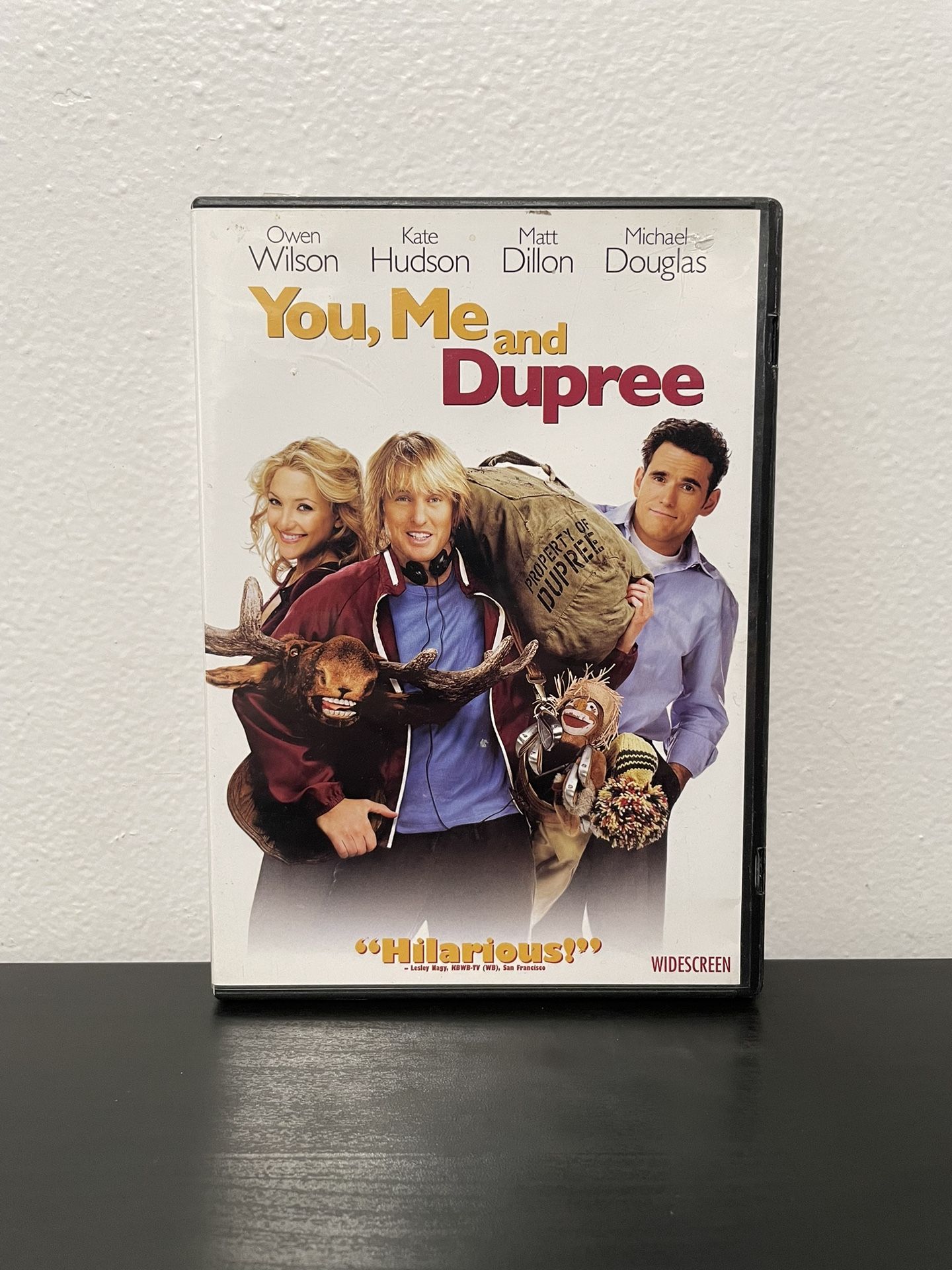 You Me and Dupree DVD Movie Owen Wilson Kate Hudson Y2K Comedy 2008