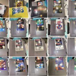 NES Nintendo Game Console With 19 Games And Controllers