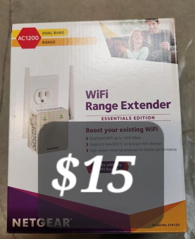 NETGEAR Performance WiFi Range Extender AC1200 Dual Band EX6120
