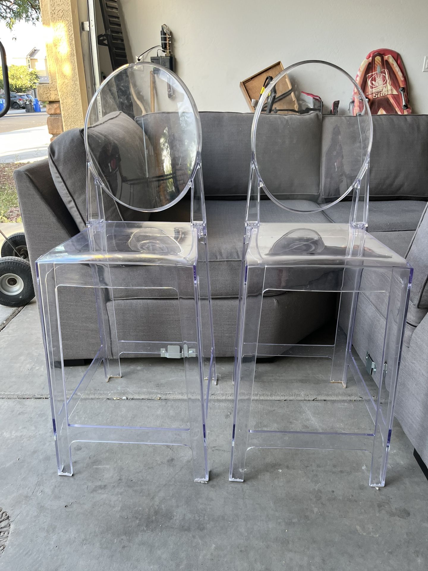 Clear Barstools 