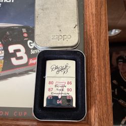 Earnhardt Picture And Zippo 