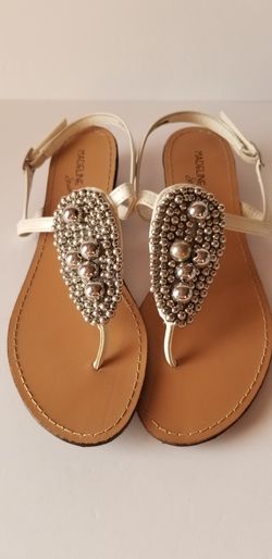 Madeline Stuart White Sandals 
