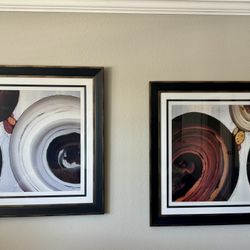 Framed Abstract Pictures From Living Spaces 