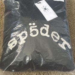 Spider Rhinestone  Hoodie / Size L