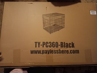 Black Dog Crate