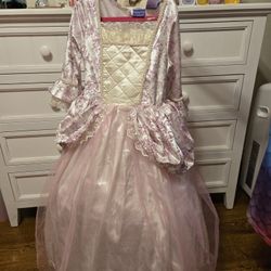 Little Kid's Victorian Princess Dress w/Hoop Skirt