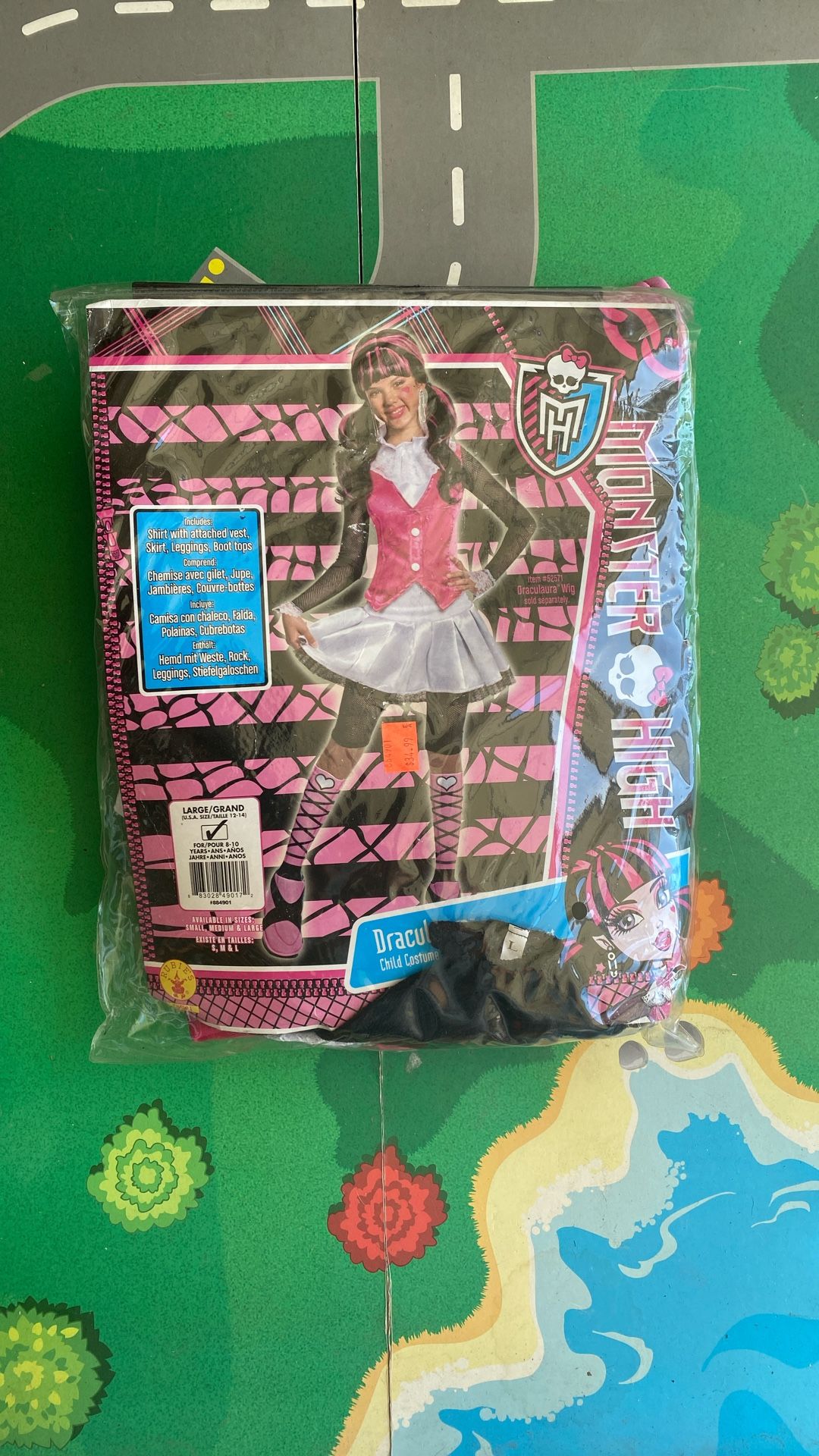 Girls Monster High Dracula costume