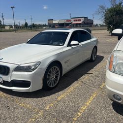 White 2014 740I BMW 
