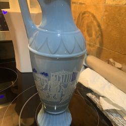 Greek Keys Wine Bottle 