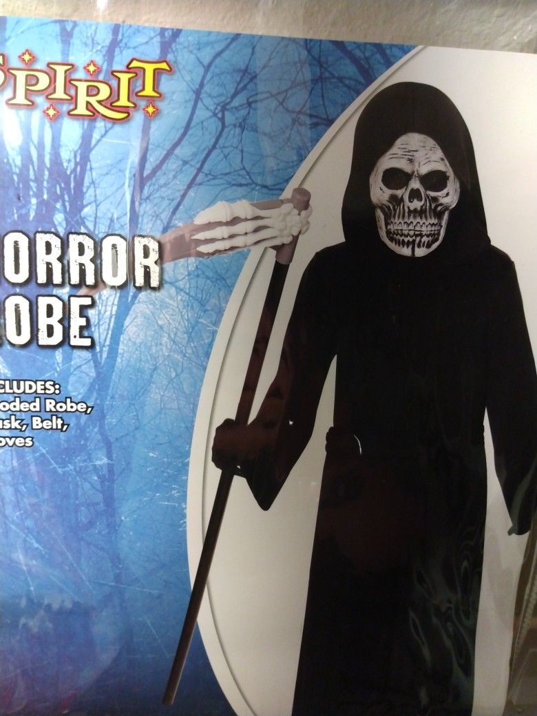 Horror Robe Costume, Grim Reaper Costume, Horror Kids Costume, Halloween Costumes