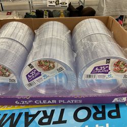 Member’s Mark 6.25 Inch Clear Plates