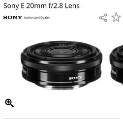Sony E 20mm f/2.8 Lens