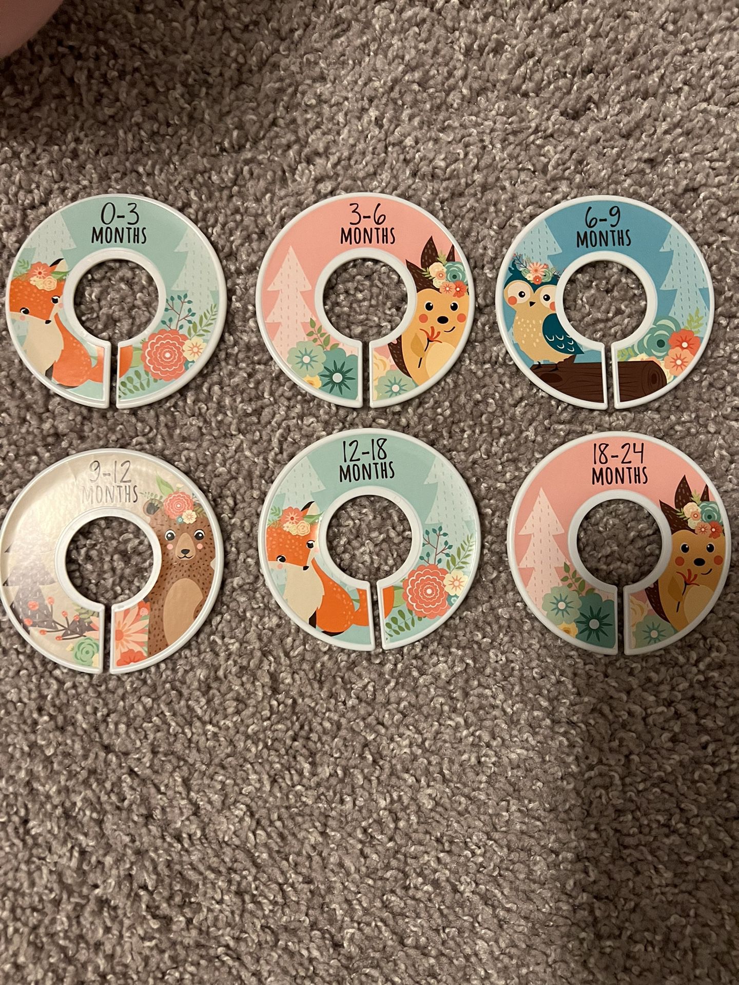 Baby’s First Year Closet Dividers 