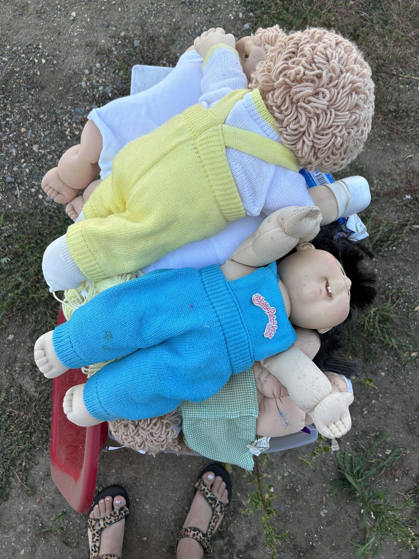 5 Original Cabbage Patch Dolls