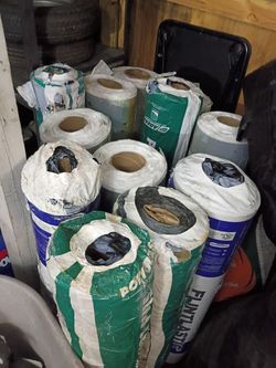 BASE. PEEL AND STICK UNDERLAYMET ROOFING ROLLS $50 EACH