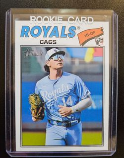 JAC CAGLIANONE ROOKIE CARD NICKNAME VARIATION 2026 TOPPS HERITAGE