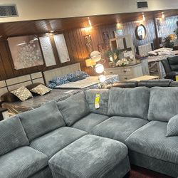Sectional With Ottoman
