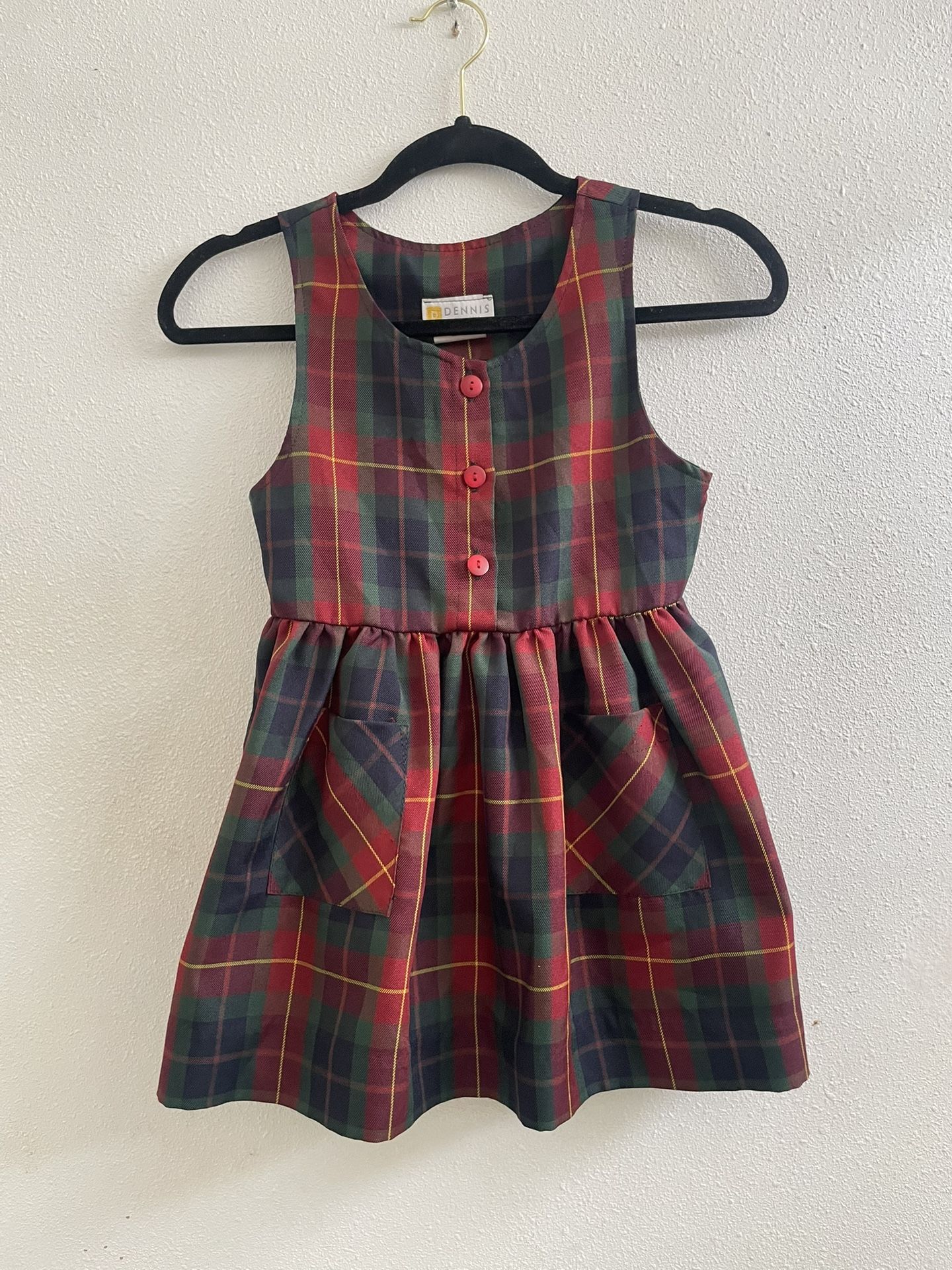 Dennis plaid girls school uniform