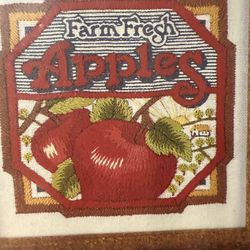 Stitchery Needle Treasures Needlework Kit Farm Fresh Apples 