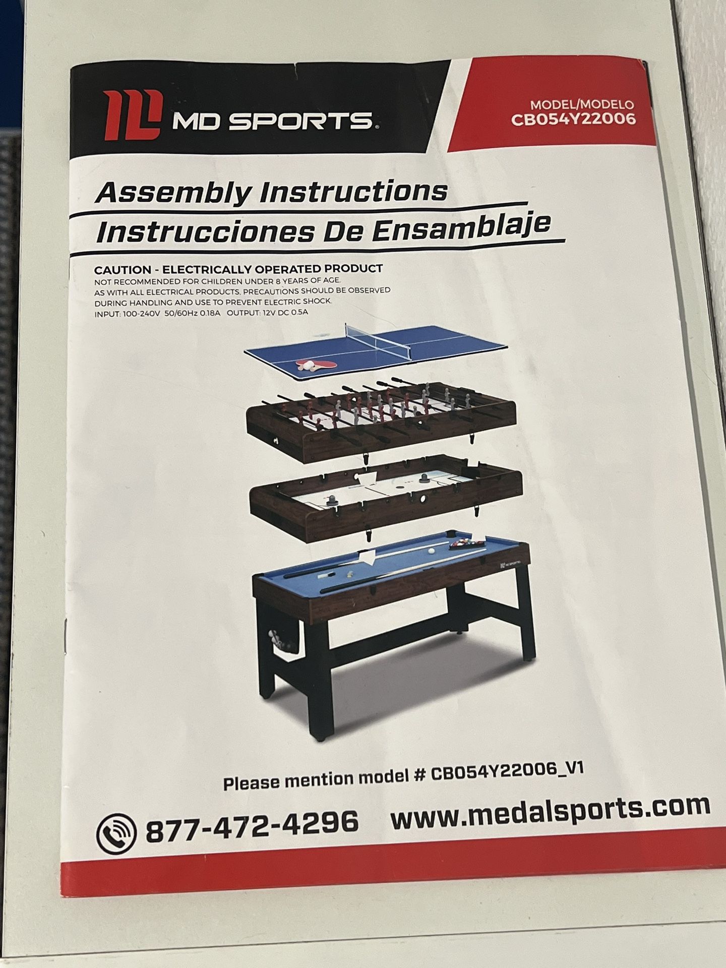 4 In 1 Game Table