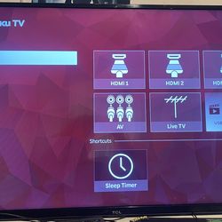 TCL Roku 43" 4K HDR Smart Roku TV with Roku TV Remote