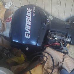 50 Hp Evinrude Boat Motor For Sale 2004 With Clin Title 