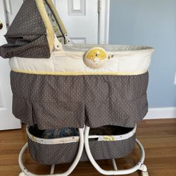 Newborn Bassinet w/ Sound Machine + Baby Carrier