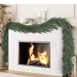 2 Pcs 6 FT Artificial Norfolk Pine Garland