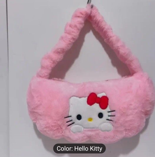 Hello Kitty Plush Tote Bag