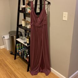 Mauve Bridesmaid Dress 