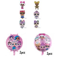 LoL 10pcs cute foil balloons New