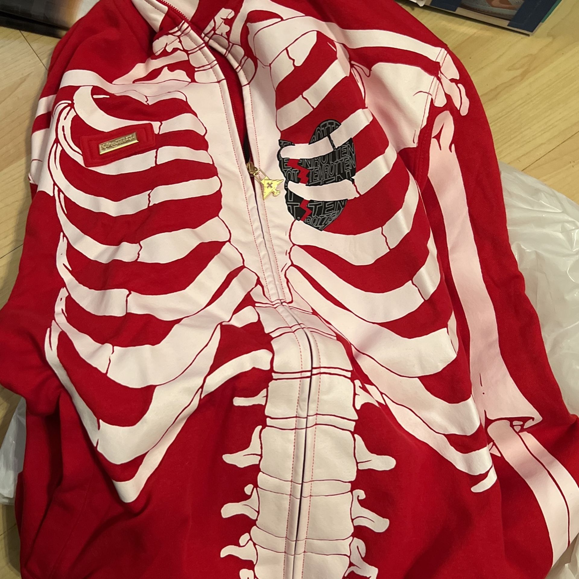 Brand New LRG Skeleton Hoodie Kanye West