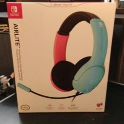 Nintendo Switch Neon Pop AIRLITE Wired Headset