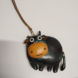 Handmade Cow Coinpurse Made Out Of Real Leather 