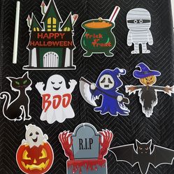 10 Pack Yard Signs Halloween Decoration