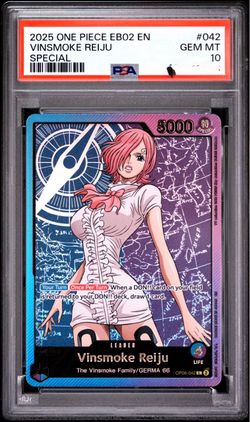 SP Gold Leader Vinsmoke Reiju OP06-042 25th Anniversary Set EB02