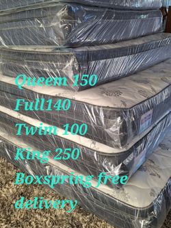 Mattress Pilow Top New