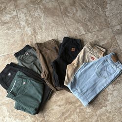 Carhartt Pants, Dickies Pants/jacket And “Vintage” Tees