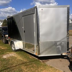 2019 Cargo/ Motorcycle Trailer 7x14