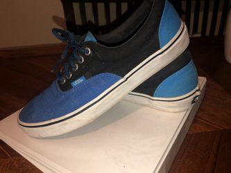 BLUE VANS SHOES size 10