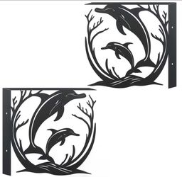 Dolphin Shelf Brackets