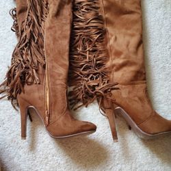 Cowboy Boots Wear Couple Times Size 6