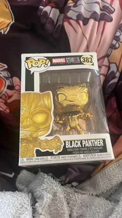 Gold black panther